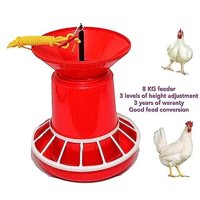 Hanging Plastic Feeder For Poultry